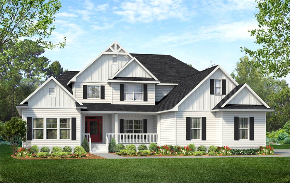 Americas Home Place - The Lexington Modern Farmhouse Plan